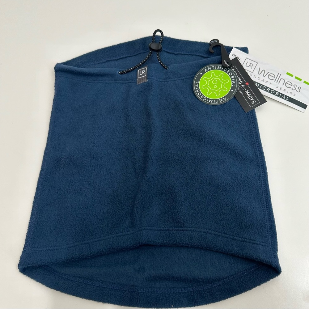 UR Wellness Unisex Fleece Gaiter with Drawcord in One Size Blue